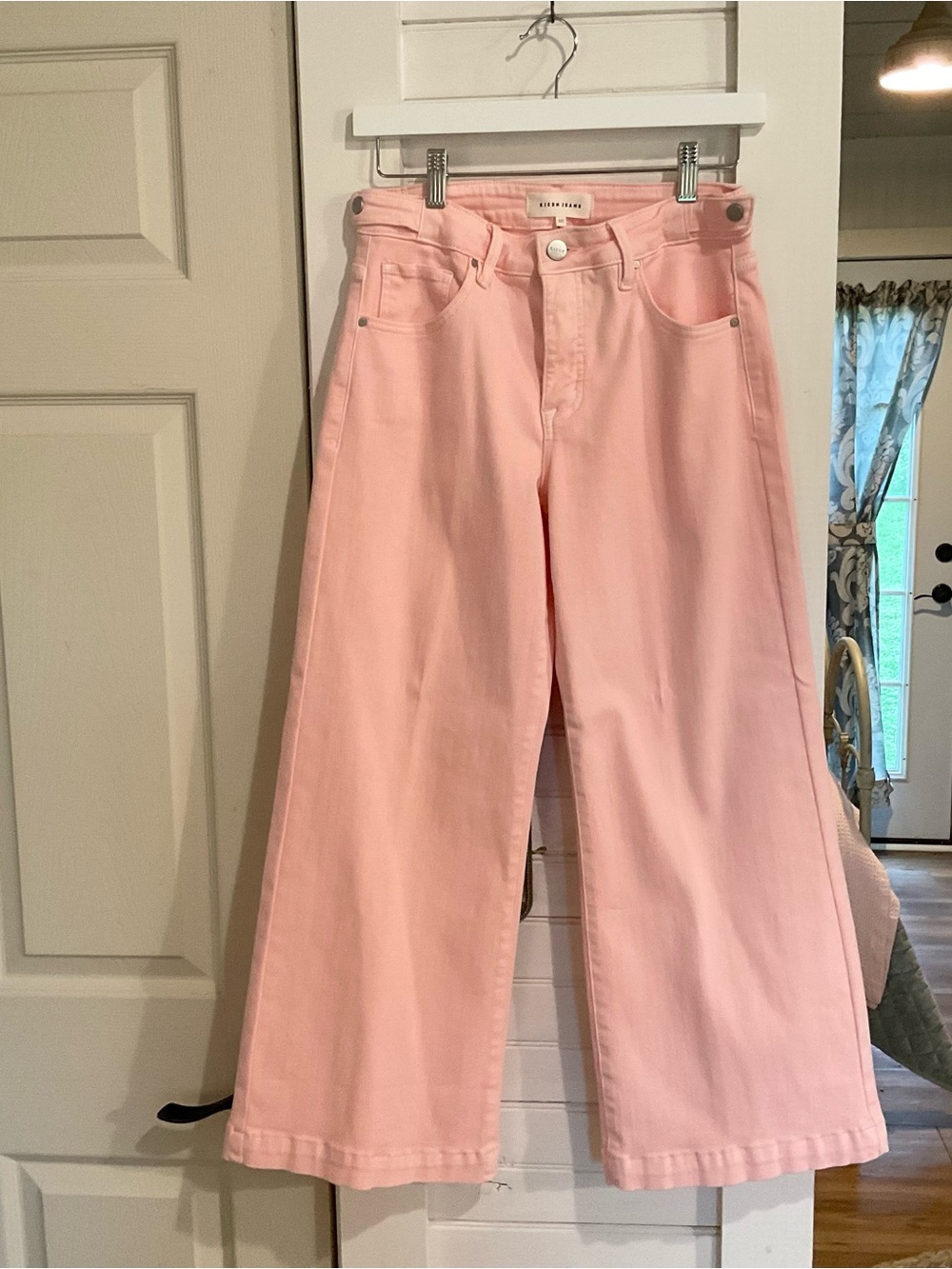 Risen Wide Leg Pink Jeans - Women's Flare & Wide Leg